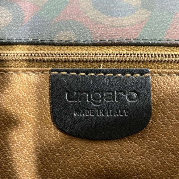 Vintage Emanuel Ungaro Enveloped  (clutch)Leather - Picture 6 of 8